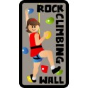 Rock Climbing Wall fun patch