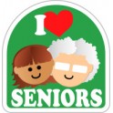 I (heart) Seniors fun patch
